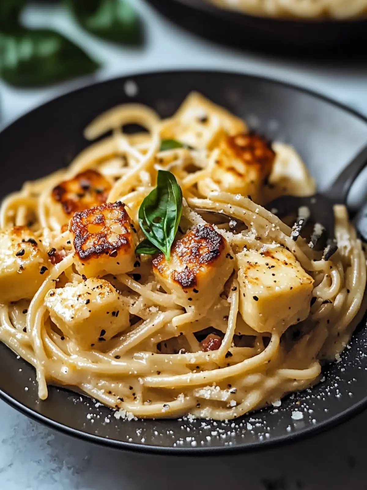 Schnelle Halloumi Carbonara in 20 Minuten für Genießer 2 Schnelle Halloumi Carbonara in 20 Minuten