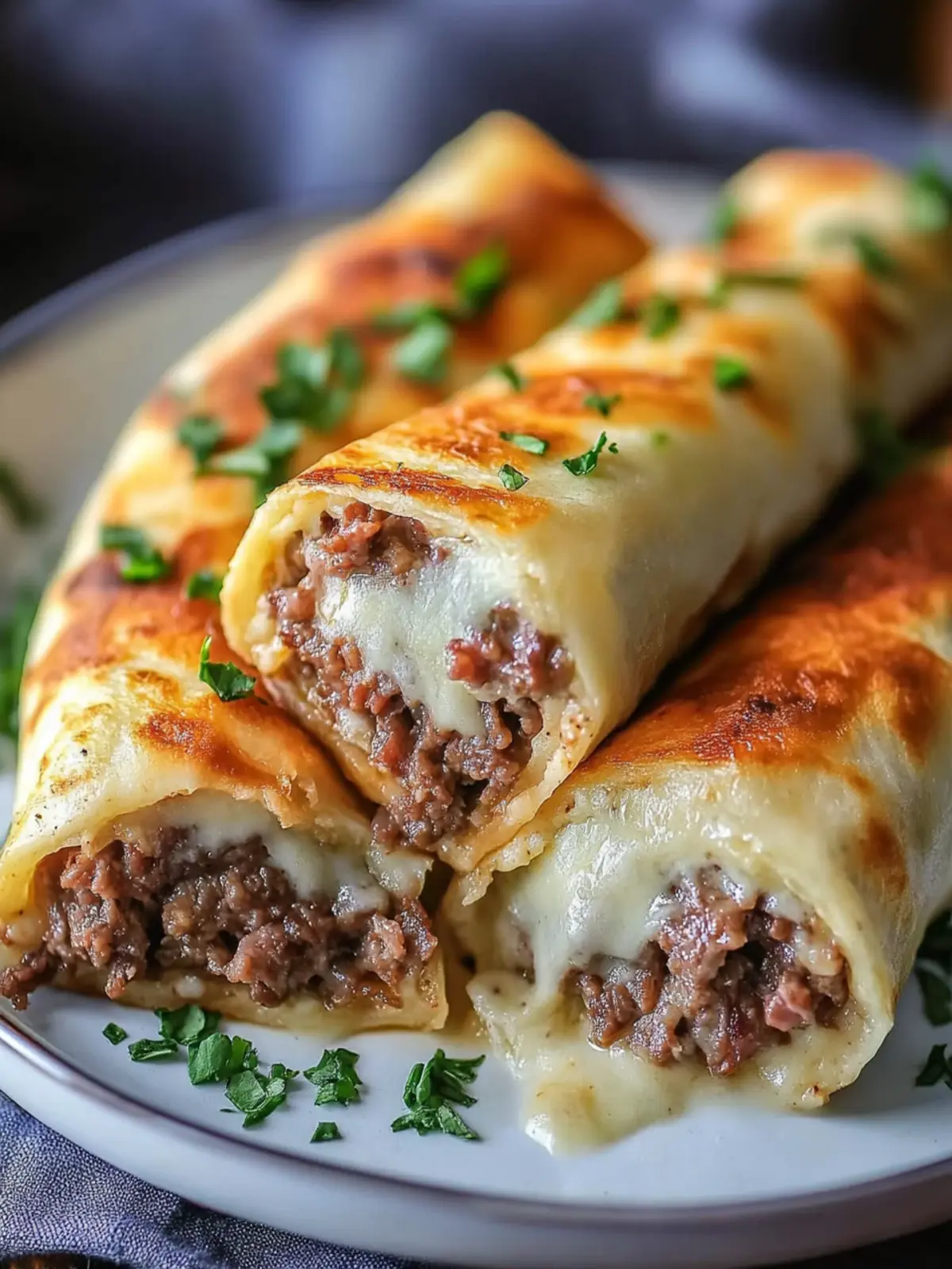 Keto Philly Cheesesteak Rollen – Lecker und Low-Carb genießen 2 Keto Philly Cheesesteak Rollen