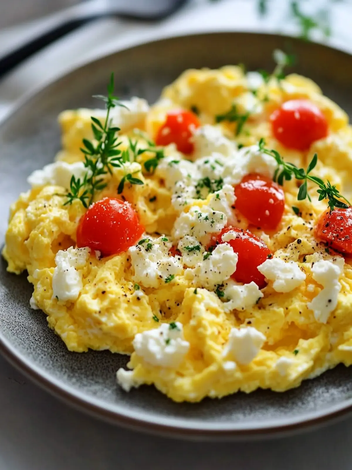 Rührei mit Hüttenkäse und hohem Proteingehalt für deinen Energieschub 3 Rührei mit Hüttenkäse und hohem Proteingehalt