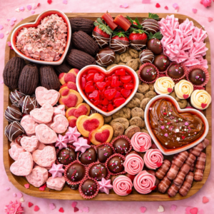 Valentinstag Dessertbrett: Liebevoller Genuss für Zwei 2 Valentinstag Dessertbrett: Liebevoller Genuss für Zwei