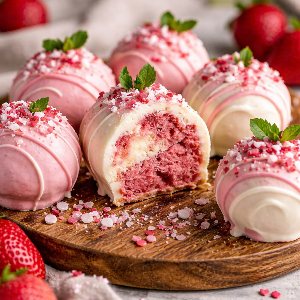 Einfache No Bake Erdbeer Käsekuchen Bissen für den süßen Moment 3 Einfache No Bake Erdbeer Käsekuchen Bissen für den süßen Moment