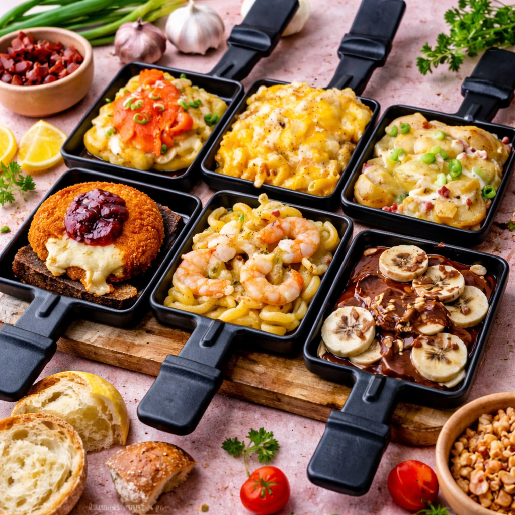 Raclette-Ideen für Abwechslung im Pfännchen: Kreative Kombinationen 2 Raclette-Ideen für Abwechslung im Pfännchen: Kreative Kombinationen