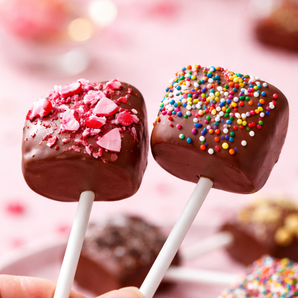 Schokoladenüberzogene Marshmallows für den ultimativen Genuss 3 Schokoladenüberzogene Marshmallows für den ultimativen Genuss