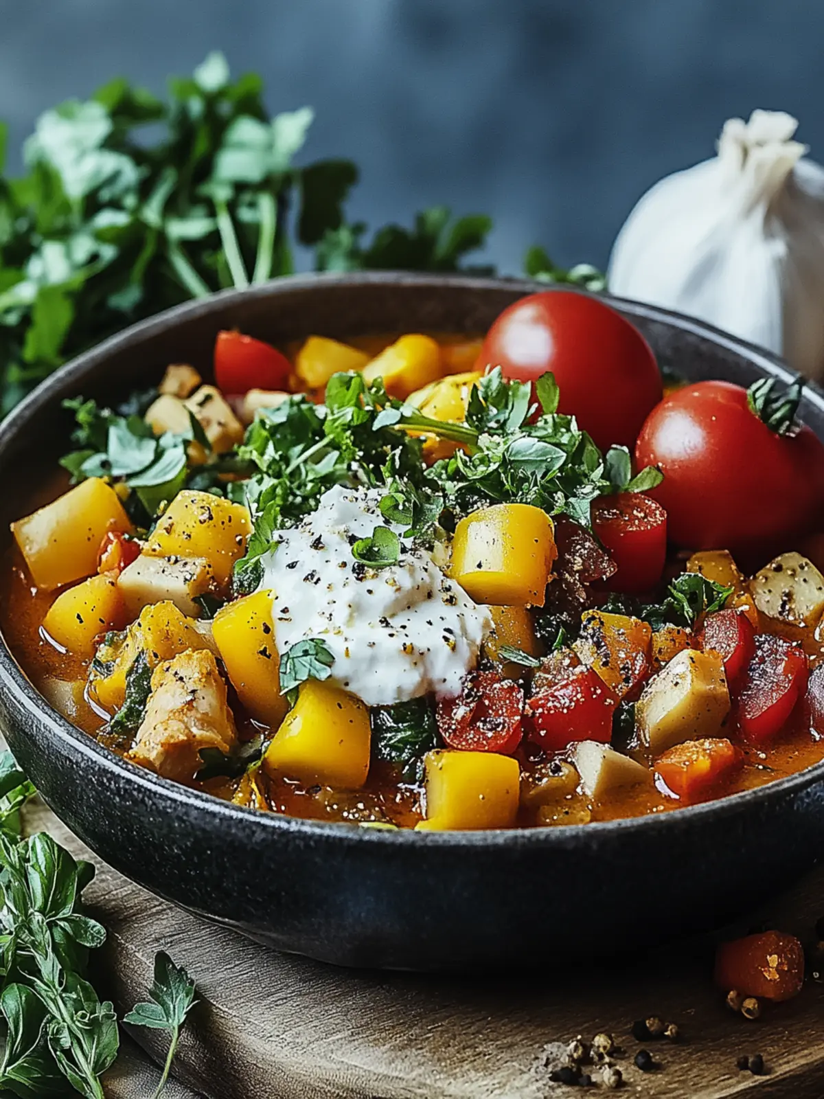Herzhafter Vegetarischer Bauerntopf für warme Seelenmomente 5 Vegetarischer Bauerntopf