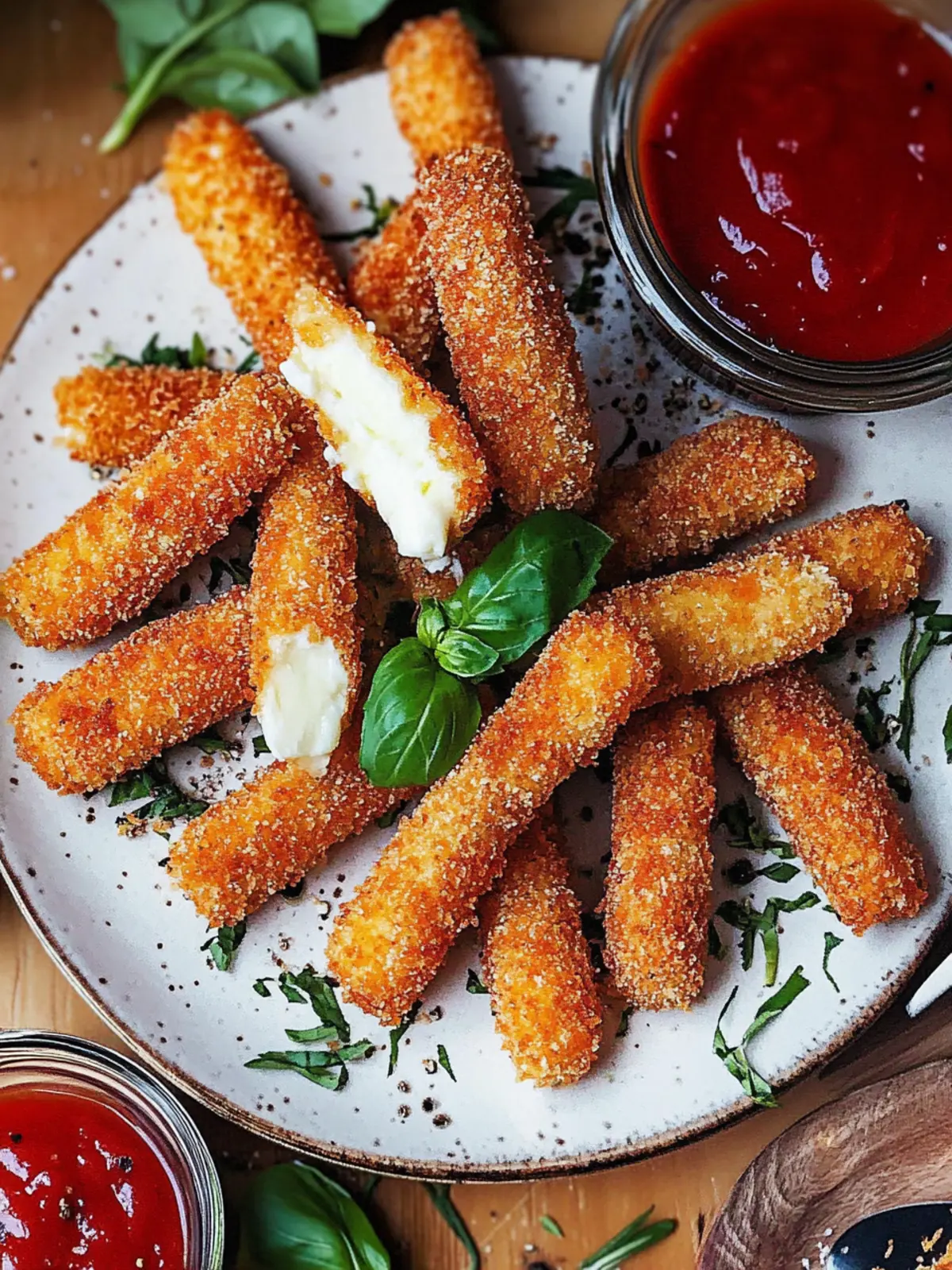 Hausgemachte Mozzarella-Käse-Sticks für den perfekten Snack 2 Hausgemachte Mozzarella-Käse-Sticks
