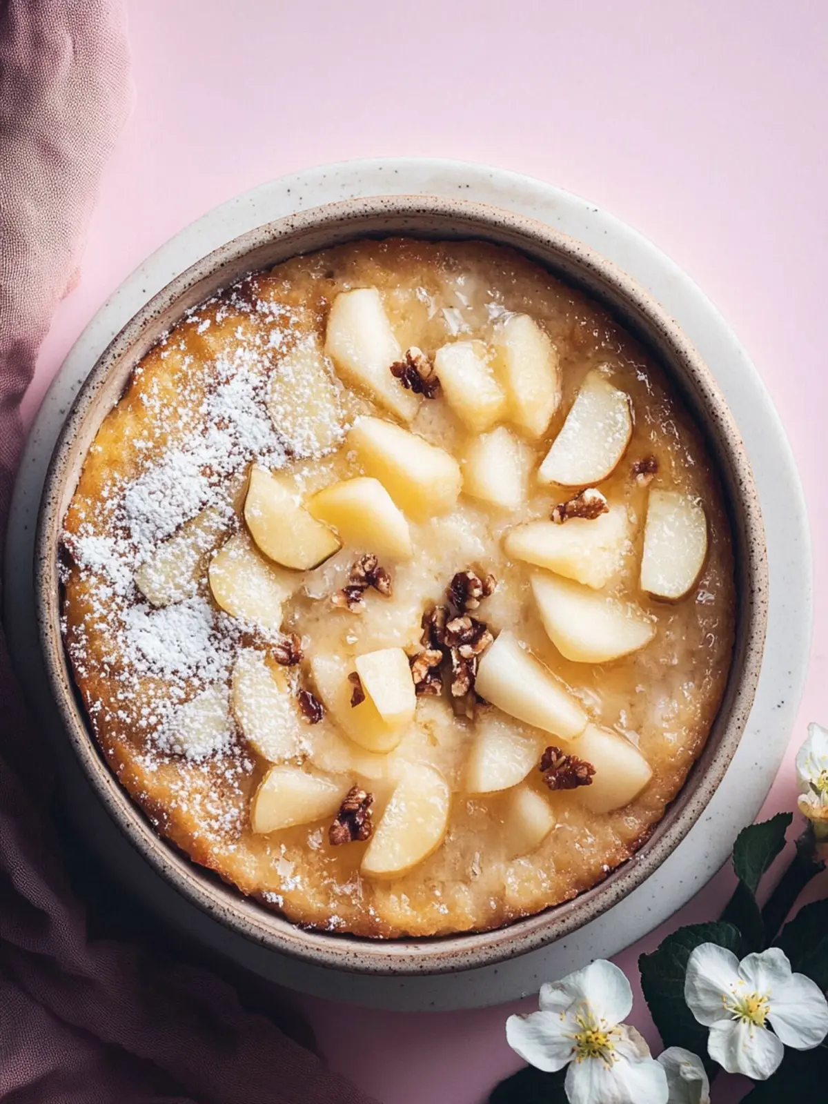 Apfelkuchen-Porridge: Warm, gesund und einfach unwiderstehlich 4 Apfelkuchen-Porridge