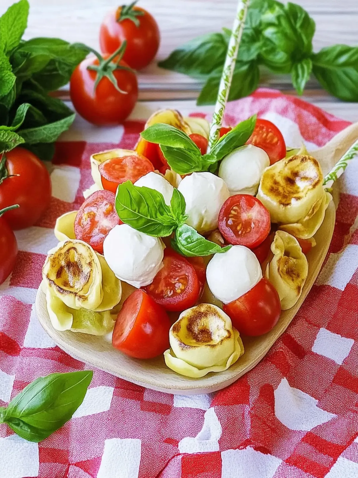 Tortellini Spieße Tomate Mozzarella für jedes Fest 4 Tortellini Spieße Tomate Mozzarella