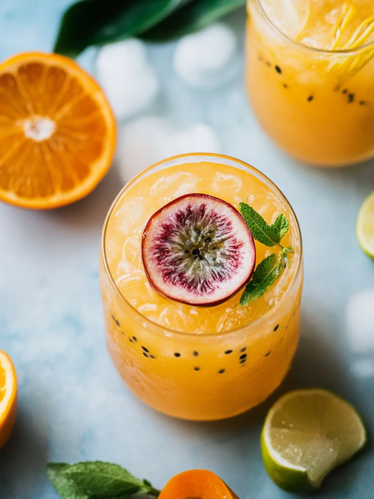 Erfrischender Passionsfrucht Spritz – Dein Sommer-Cocktail! 2 Passionsfrucht Spritz