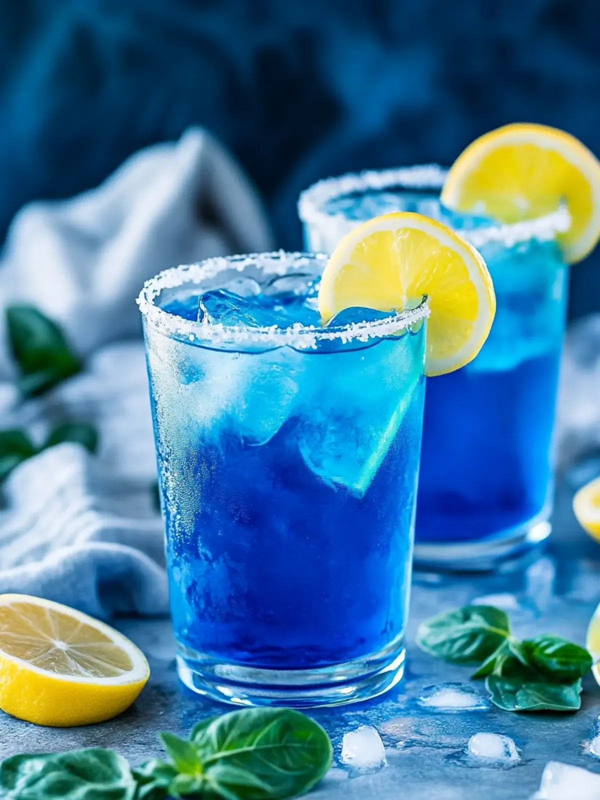 Erfrischender Blauer Lagune Mocktail für heiße Sommertage 2 Blauer Lagune Mocktail