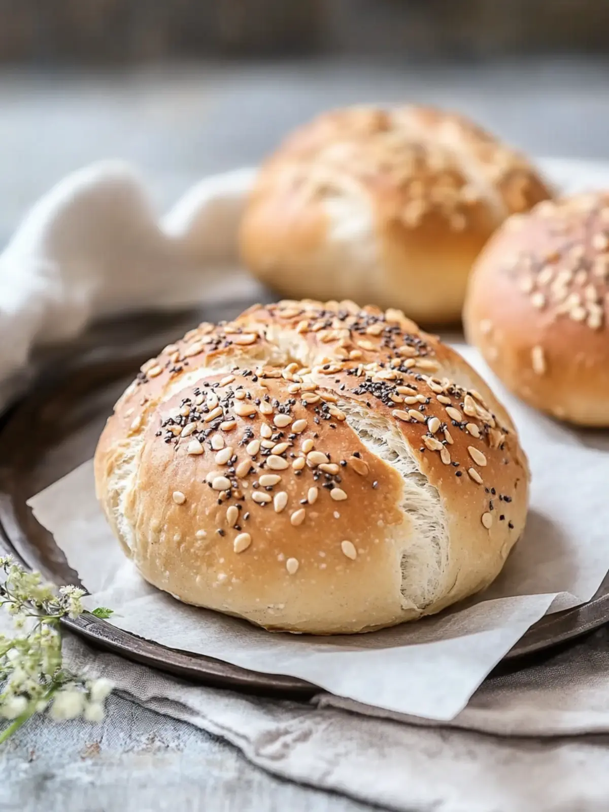 Fluffige Low Carb Brötchen für gesunde Genussmomente 2 Fluffige Low Carb Brötchen