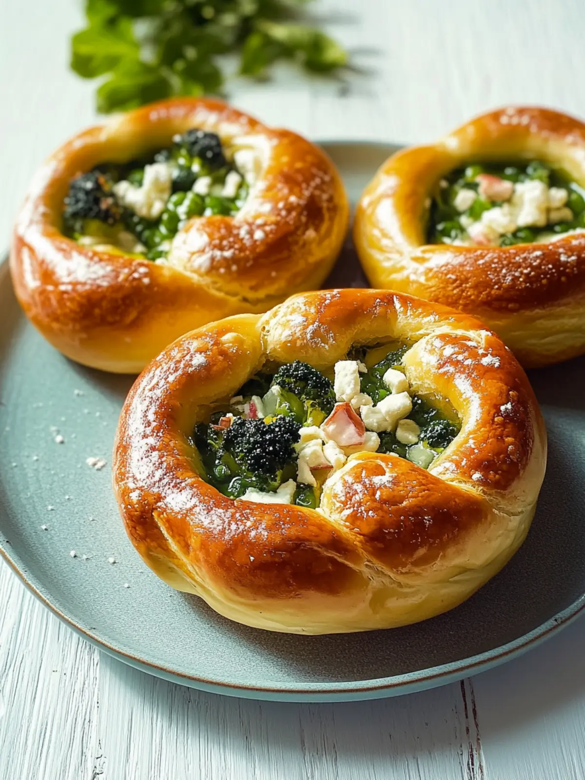 Gefüllte Laugenstangen Spinat Feta Schnell und Einfach 3 Gefüllte Laugenstangen Spinat Feta