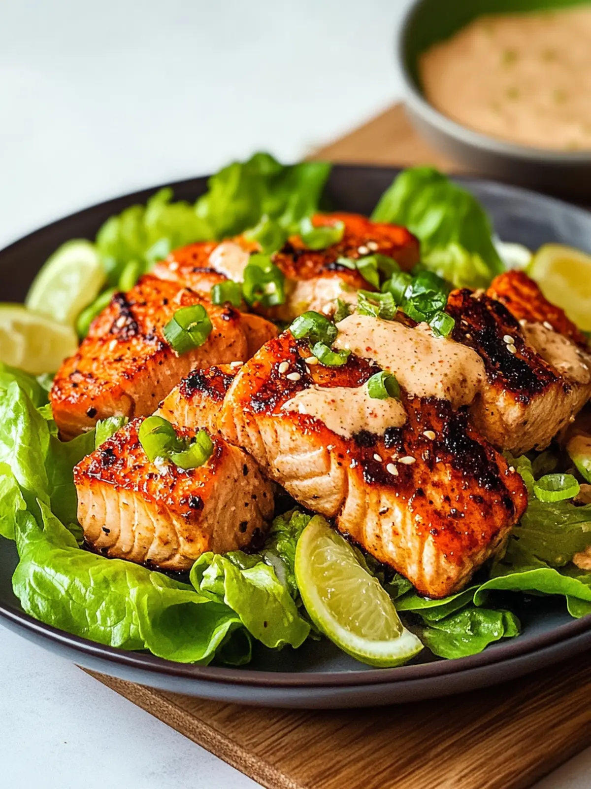 Air Fryer Bang Bang Lachs-Happen - Schnelle Genuss-Häppchen 4 Air Fryer Bang Bang Lachs-Happen