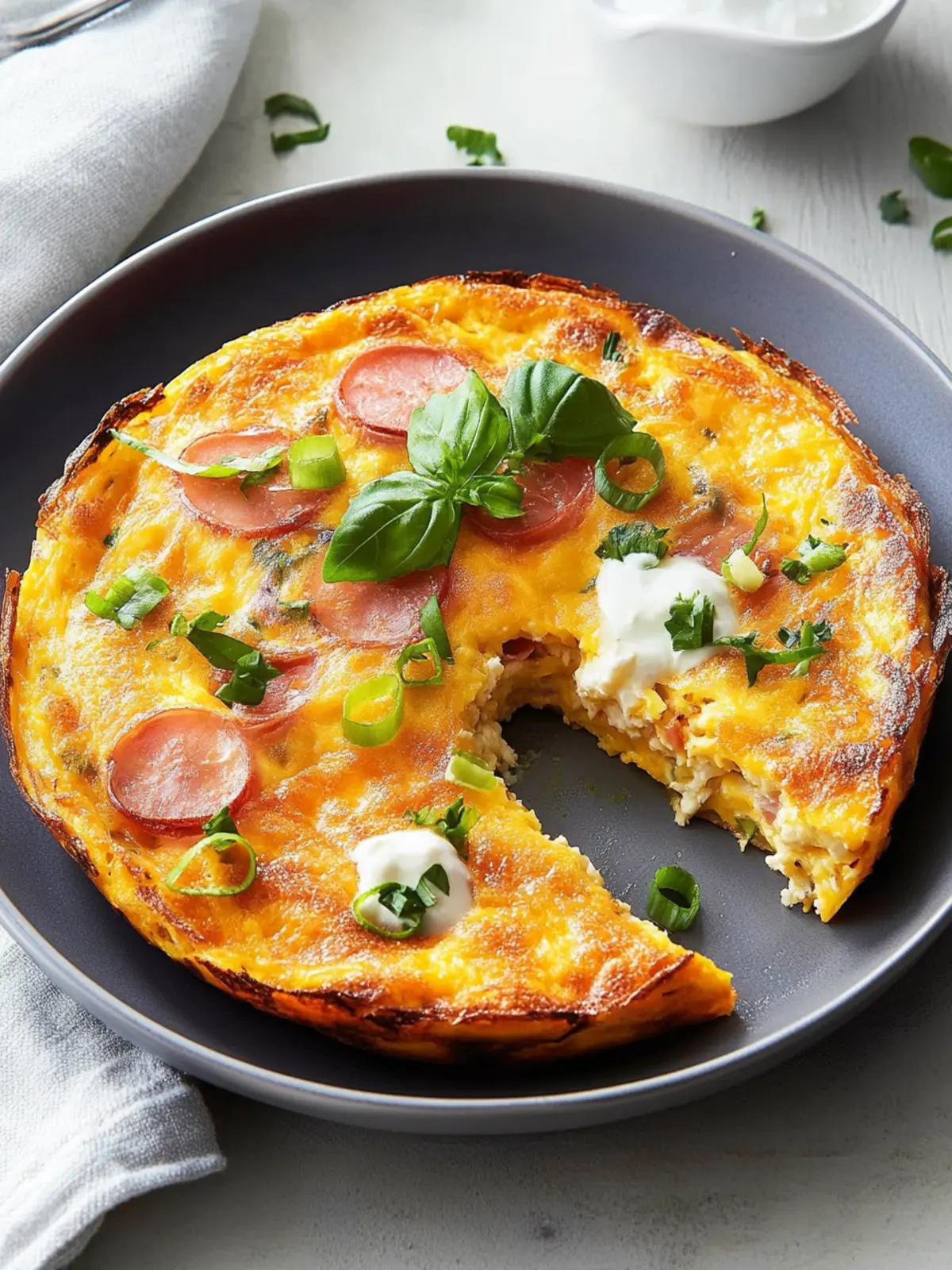Schinken-und-Käse-Frittata: Schnelles Rezept für jeden Anlass 4 Schinken-und-Käse-Frittata