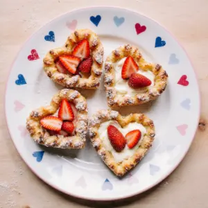 Puff Pastry Hearts mit Erdbeeren schnell selbstgemacht 2 Puff Pastry Hearts mit Erdbeeren schnell selbstgemacht