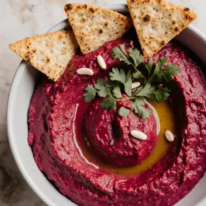 Geröstete Randen Hummus Pita – Gesund & Köstlich für jeden Snack 2 Geröstete Randen Hummus Pita – Gesund & Köstlich für jeden Snack