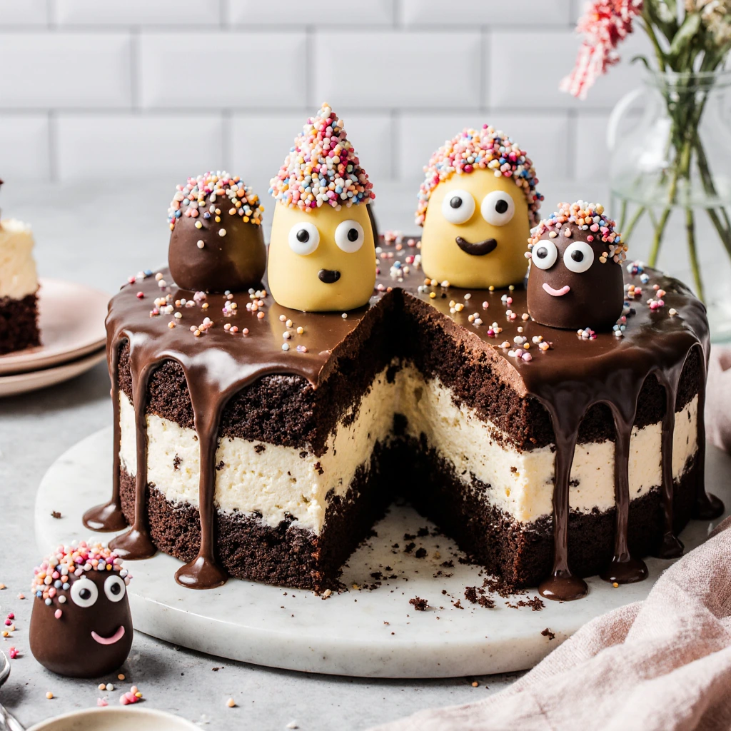 Leckere Geburtstagstorte mit Schokoküssen und Quark zaubern 2 Leckere Geburtstagstorte mit Schokoküssen und Quark zaubern