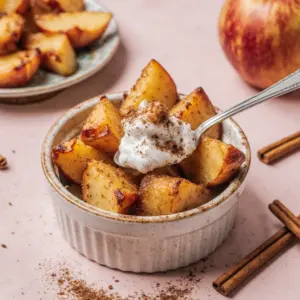Gebackene Äpfel mit Zimt aus dem Airfryer in 15 Minuten 2 Gebackene Äpfel mit Zimt aus dem Airfryer in 15 Minuten