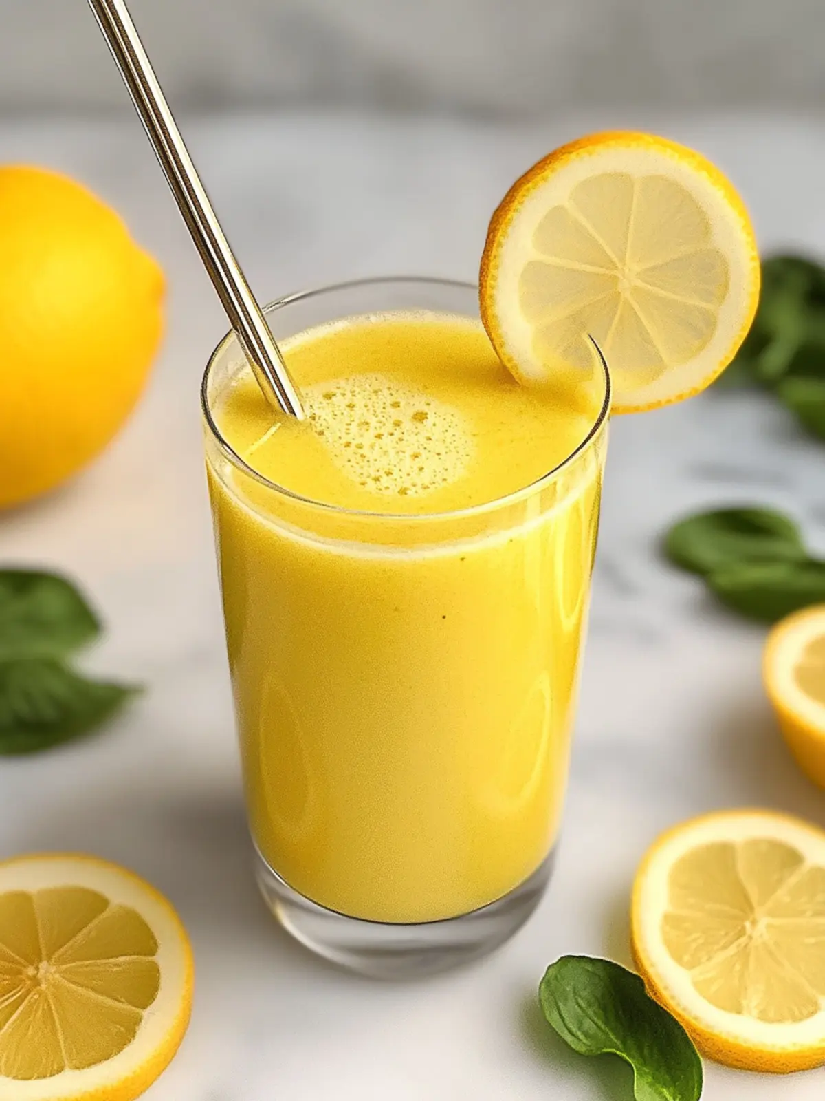 Ingwer-Zitronen-Smoothie für einen frischen Start in den Tag 5 Ingwer-Zitronen-Smoothie