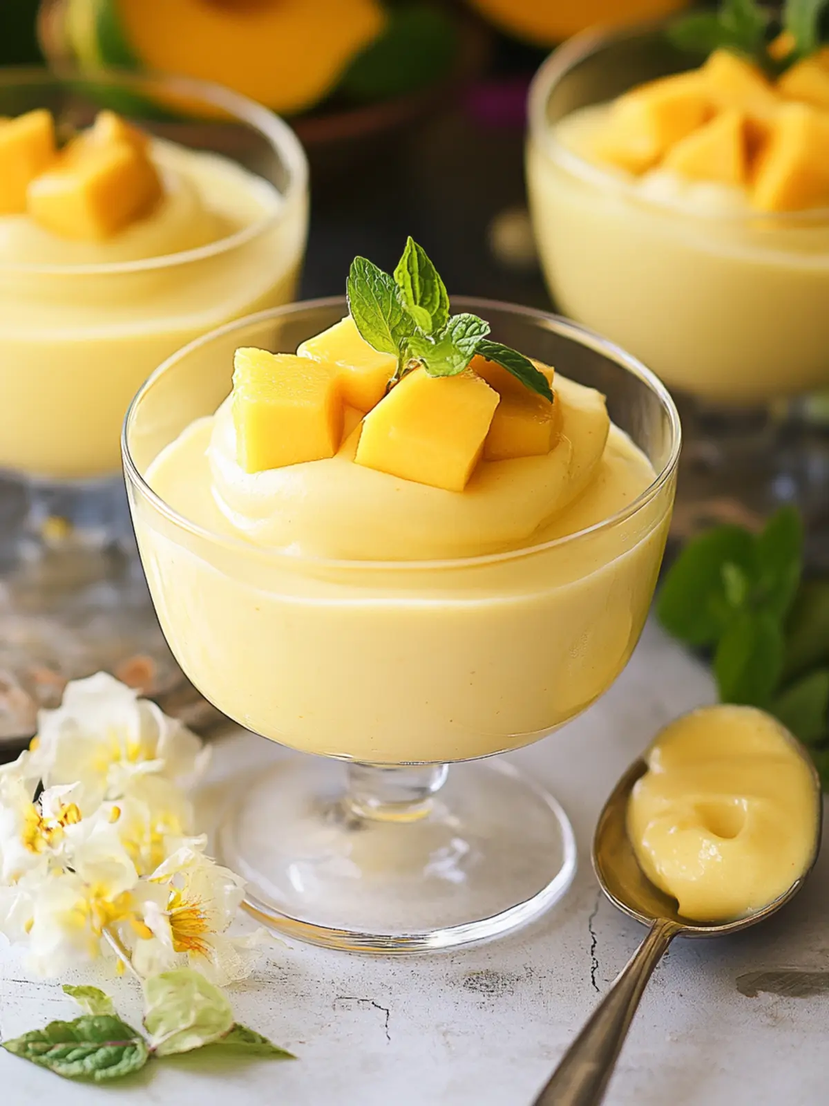 Leckere Mango-Mousse: Einfach, frisch und ohne Backen 3 Mango-Mousse