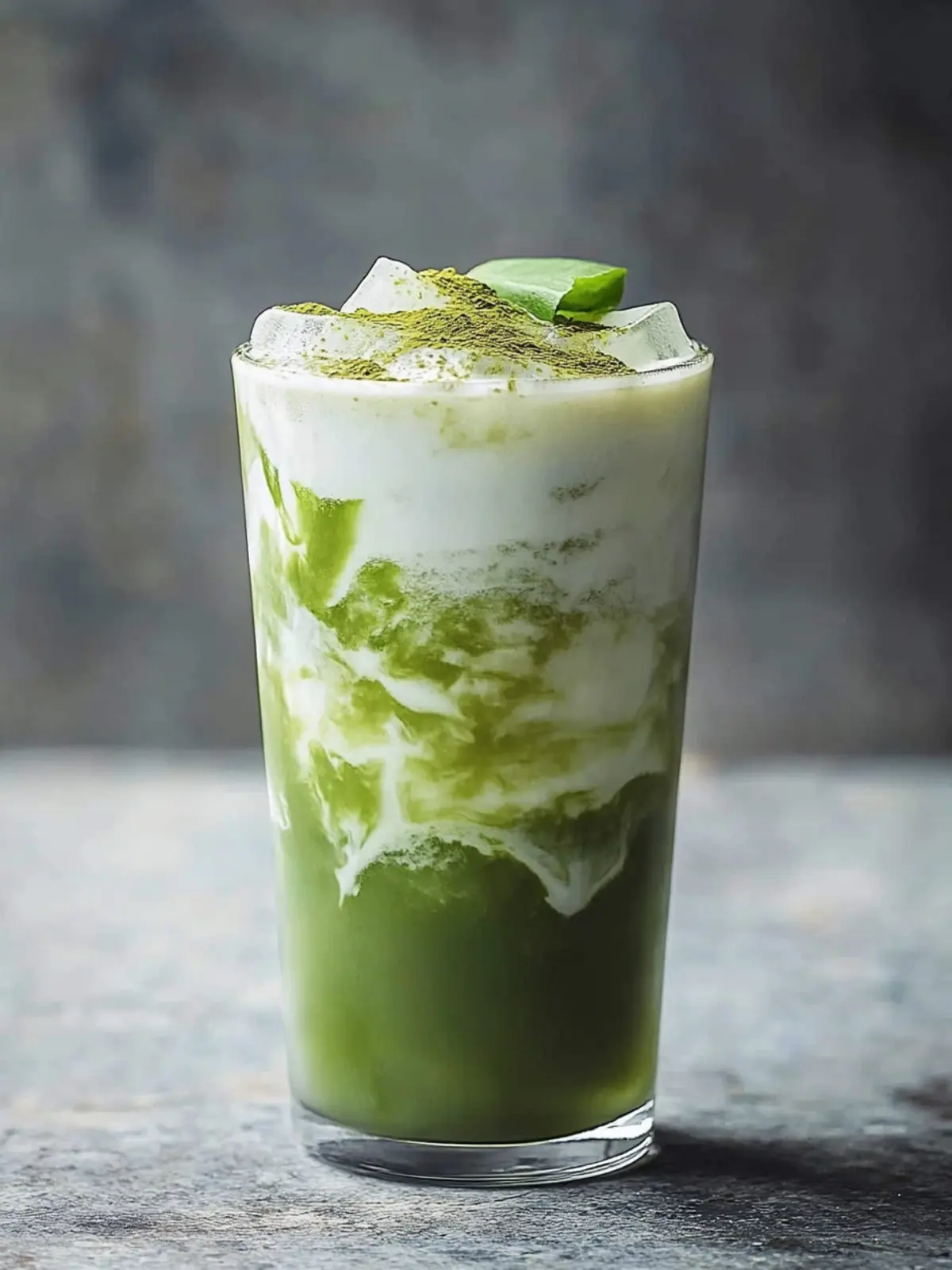 Eisiges Matcha Latte Getränk: Vegan und erfrischend lecker 3 Eisiges Matcha Latte Getränk