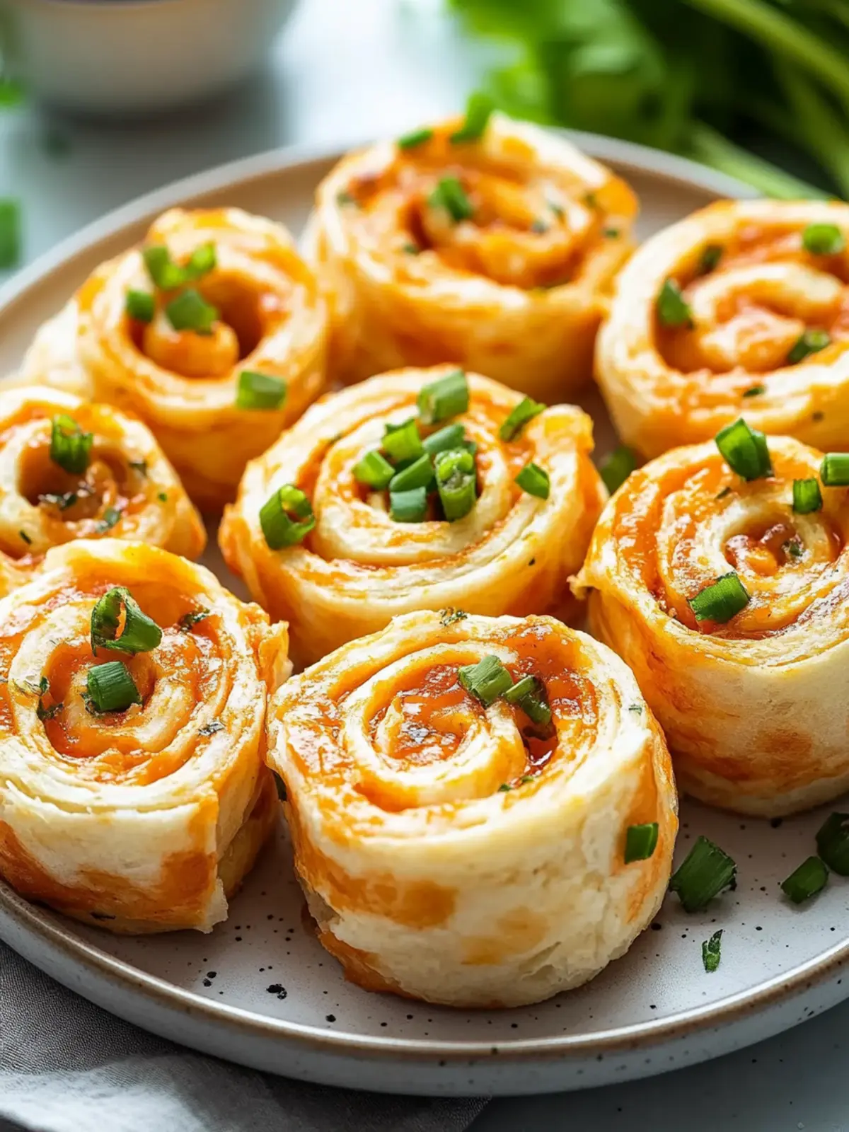 Buffalo-Hühnchen-Pinwheels einfach zubereiten: Verwöhne deine Gäste 3 Buffalo-Hühnchen-Pinwheels einfach zubereiten