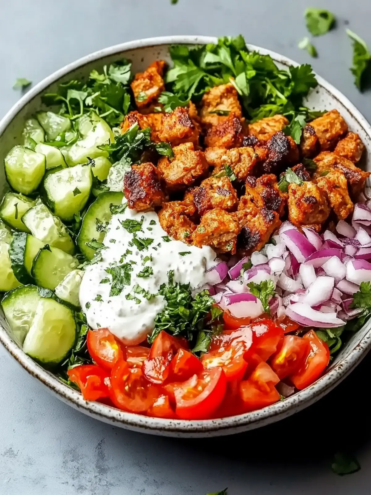 Gesunde Kebab-Bowl mit hohem Eiweißgehalt für schnelle Power-Mahlzeiten 5 Gesunde Kebab-Bowl mit hohem Eiweißgehalt