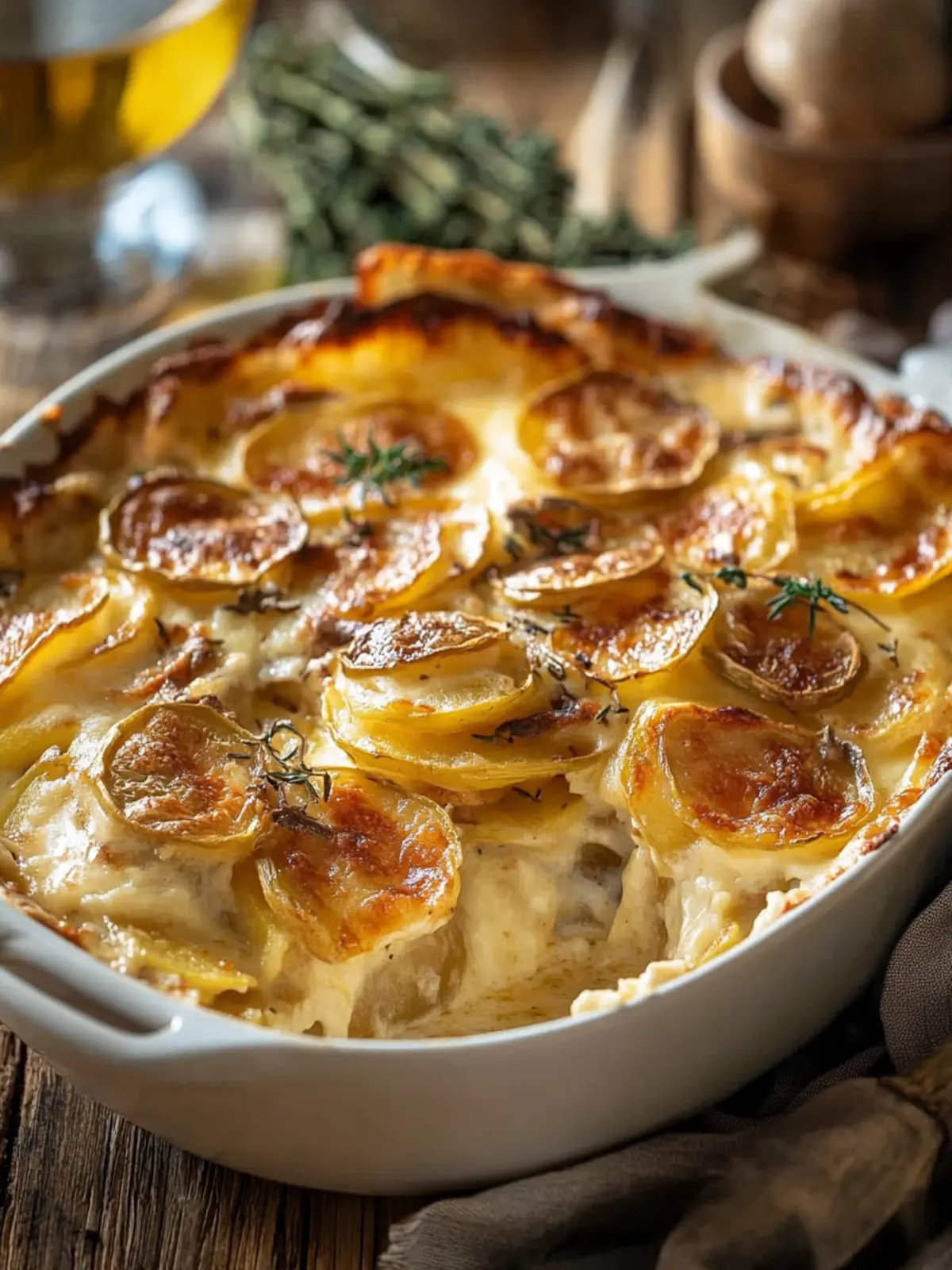 Knuspriger Kartoffel-Pilz-Gratin – Der perfekte Komfort-Genuss 3 Knuspriger Kartoffel-Pilz-Gratin