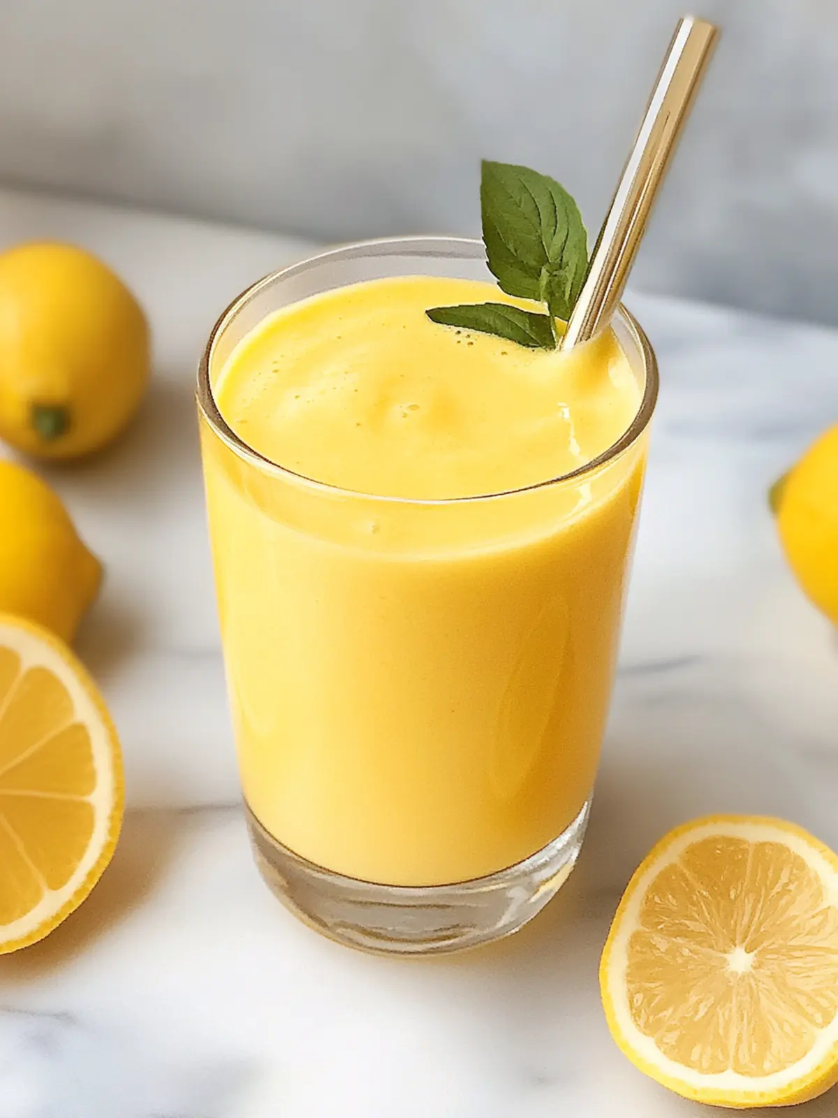 Ingwer-Zitronen-Smoothie für einen frischen Start in den Tag 2 Ingwer-Zitronen-Smoothie