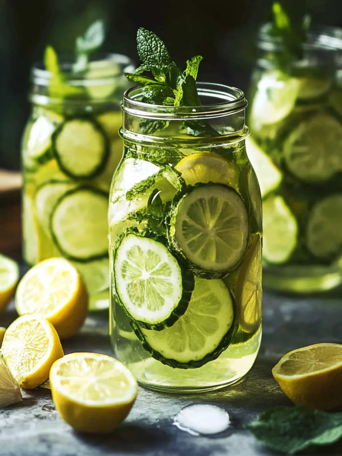 Gurke Zitrone Wasser: Erfrischend und Gesund für jeden Tag 3 Gurke Zitrone Wasser