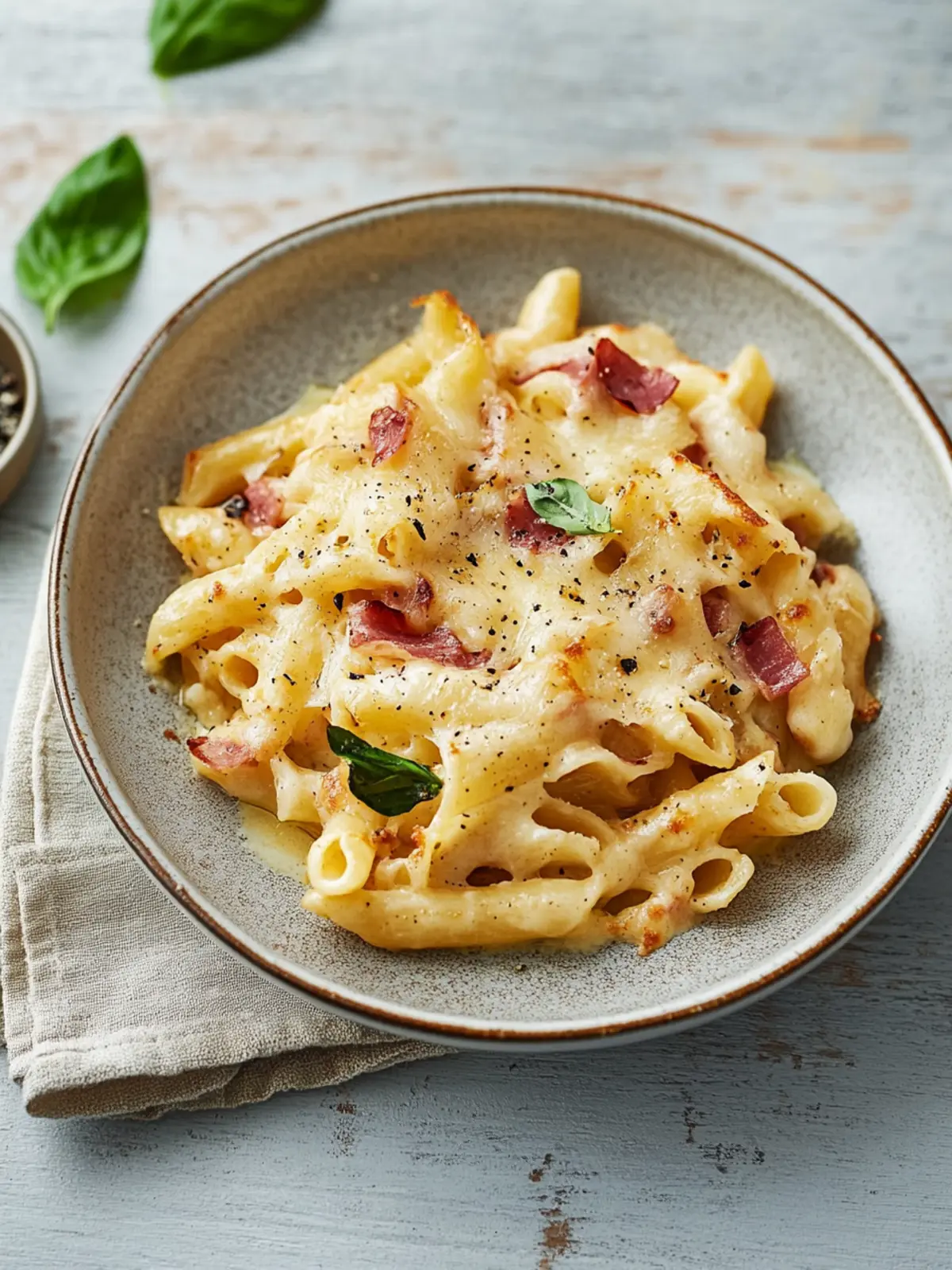 Schneller Nudelauflauf mit Schinken: Ein Komfort-Essen! 5 Schneller Nudelauflauf mit Schinken