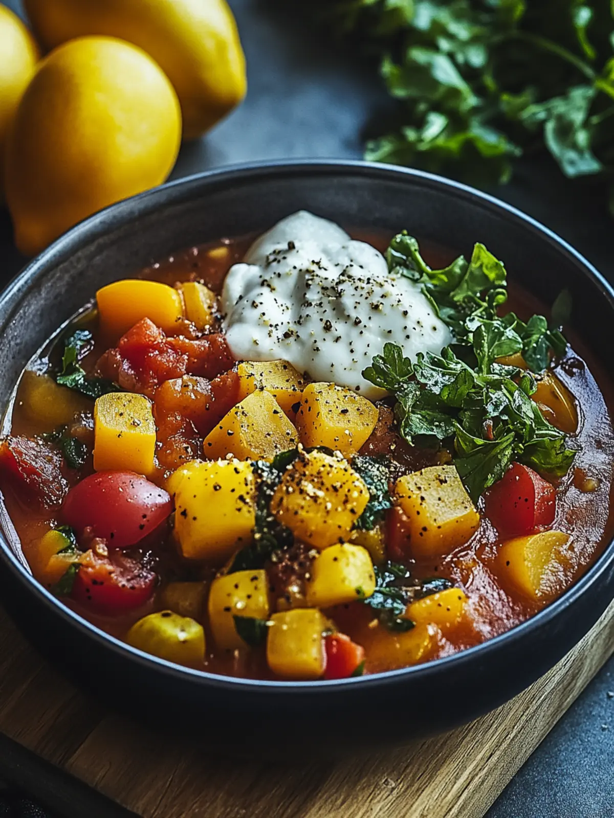 Herzhafter Vegetarischer Bauerntopf für warme Seelenmomente 4 Vegetarischer Bauerntopf