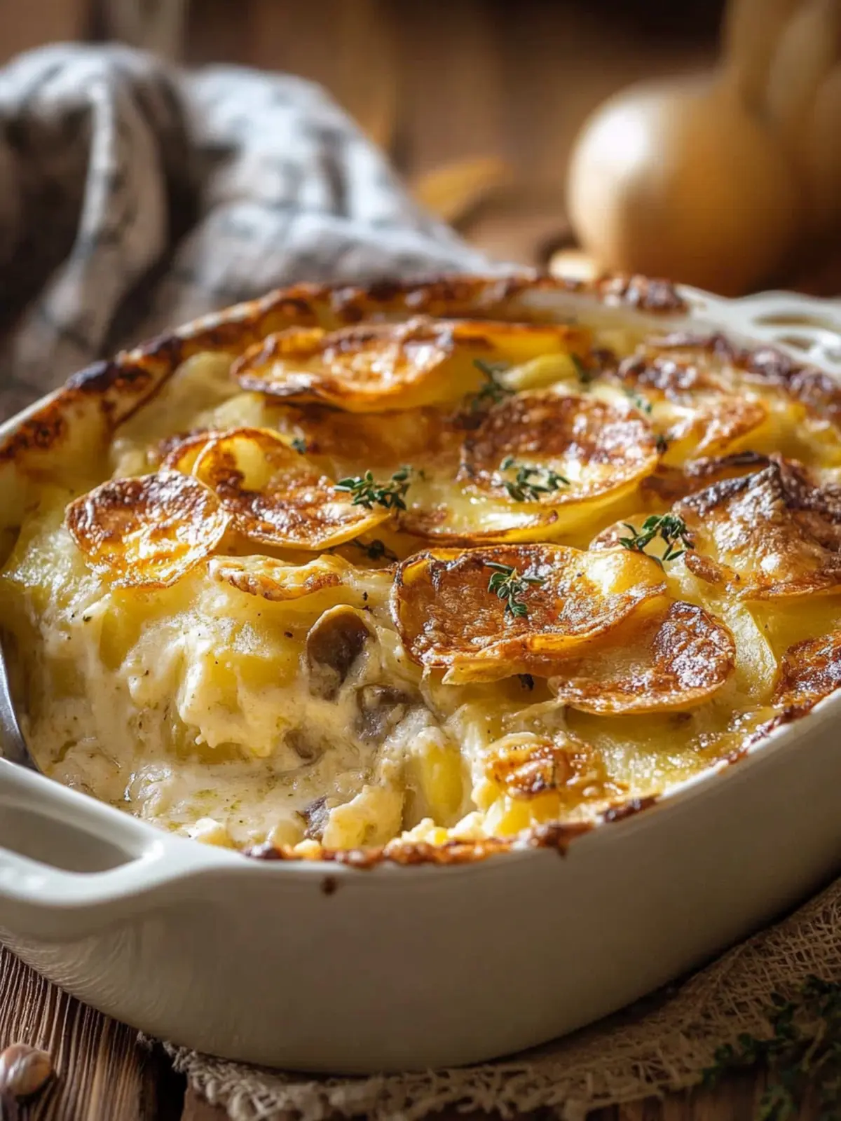 Knuspriger Kartoffel-Pilz-Gratin – Der perfekte Komfort-Genuss 5 Knuspriger Kartoffel-Pilz-Gratin