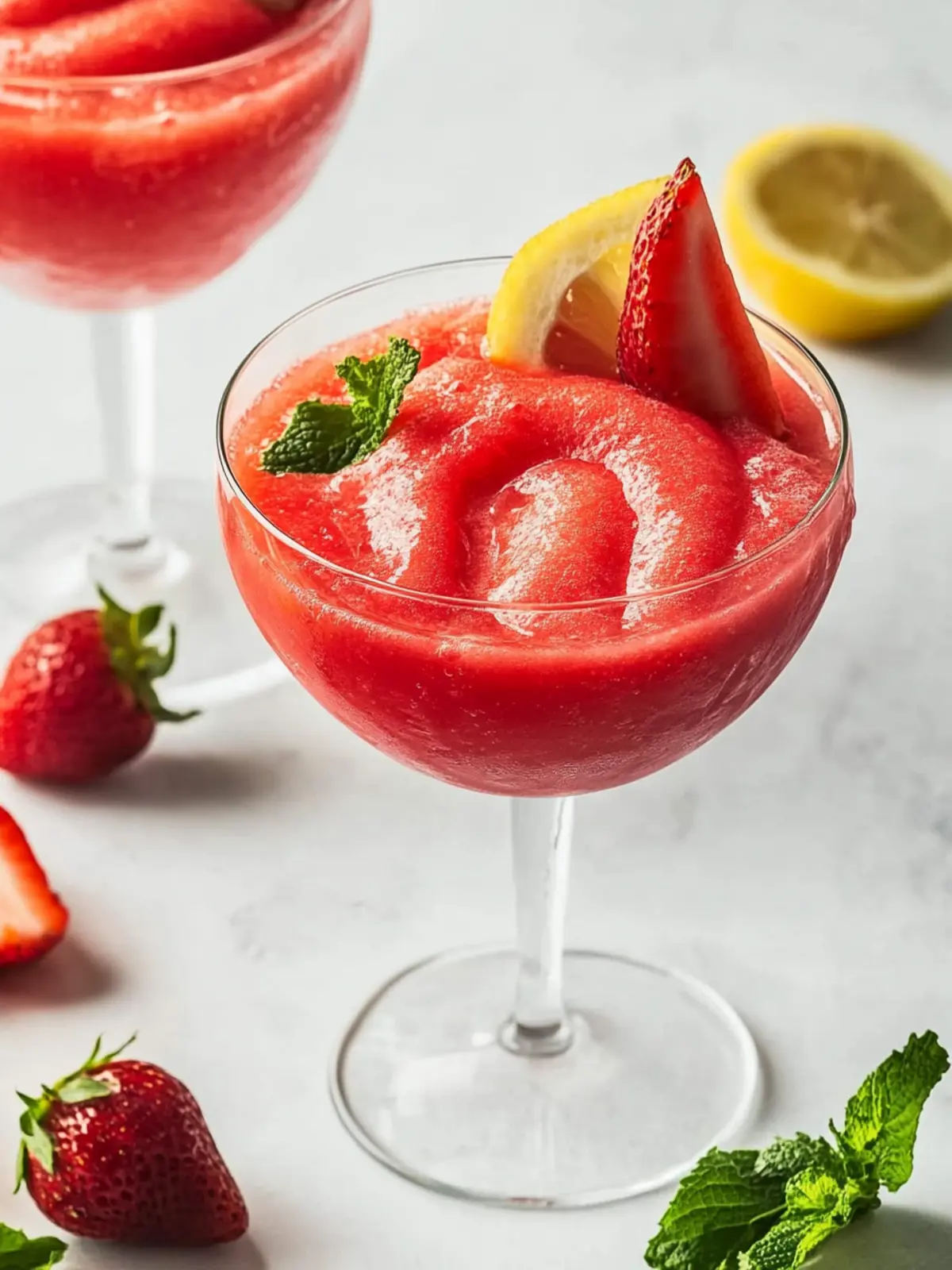 Gefrorener Erdbeer-Daiquiri für heiße Tage 3 Gefrorener Erdbeer-Daiquiri