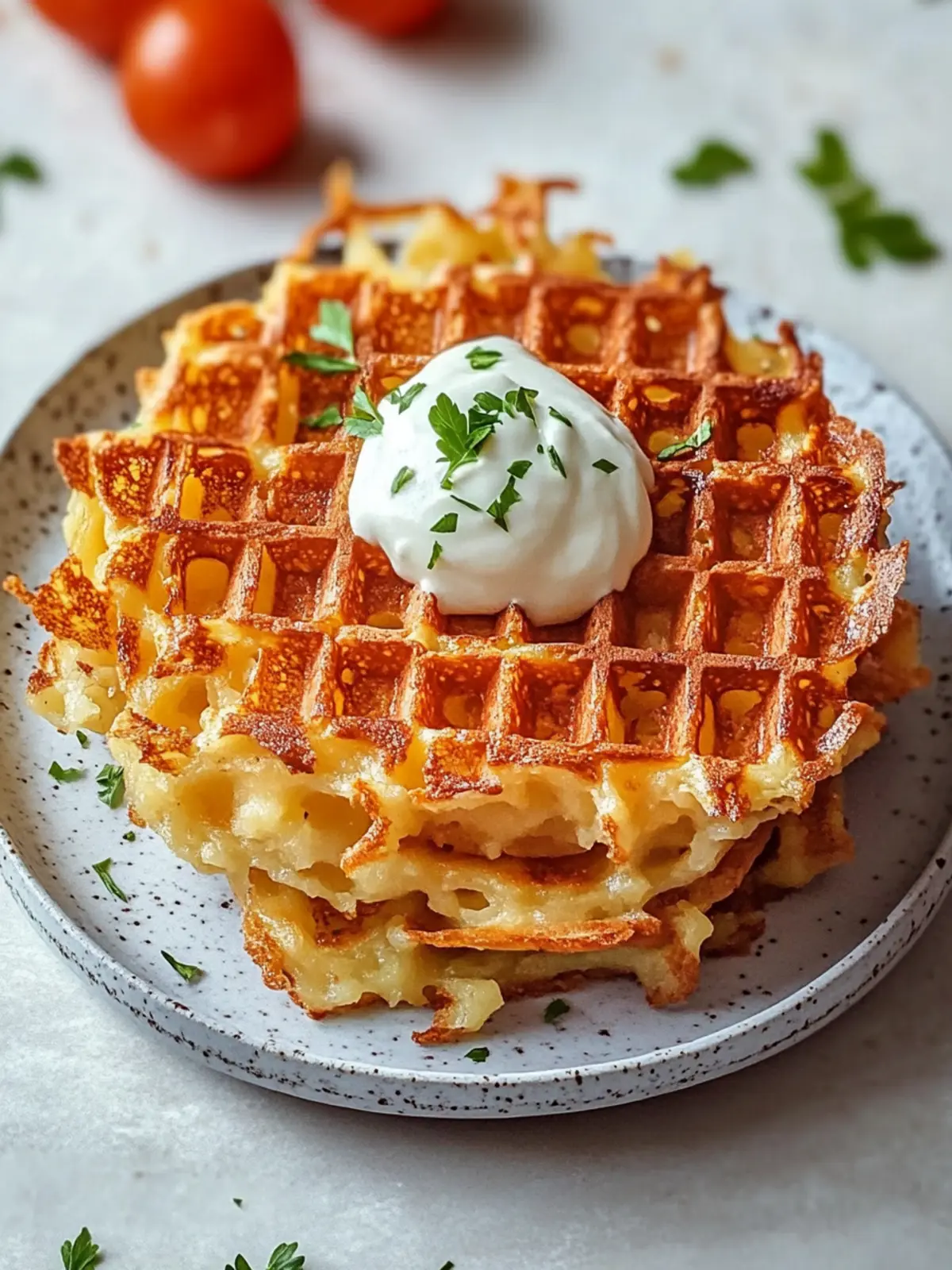 Gesunde Hashbrown Chaffle: Der schnelle Low-Carb Genuss 4 Gesunde Hashbrown Chaffle