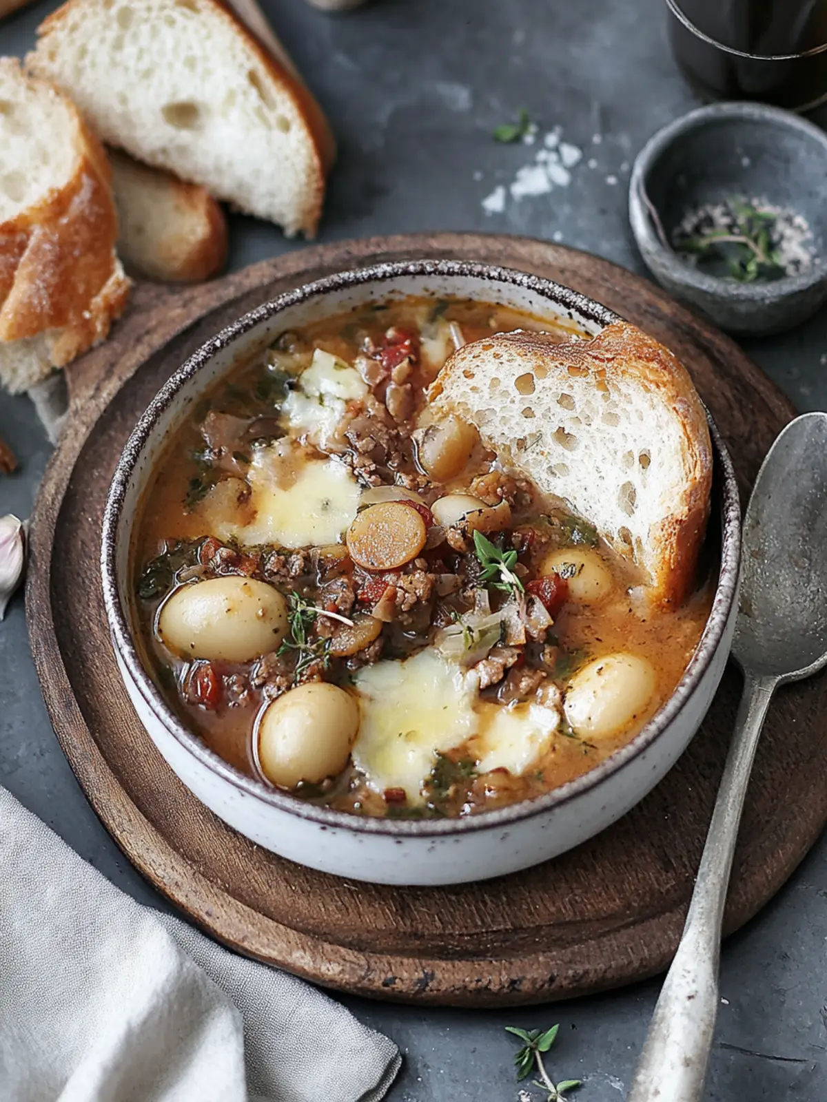 Schmortopf mit Pilzen, weißen Bohnen & Lauch aus dem Ofen genießen 3 Schmortopf mit Pilzen, weißen Bohnen & Lauch aus dem Ofen