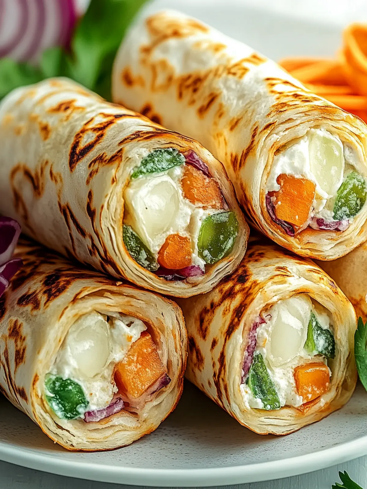 Süße Chili Halloumi Wraps für schnelle Gourmet-Momente 3 Süße Chili Halloumi Wraps