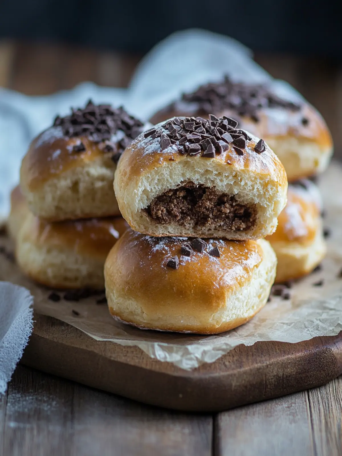 Super weiche Schoko Brötchen