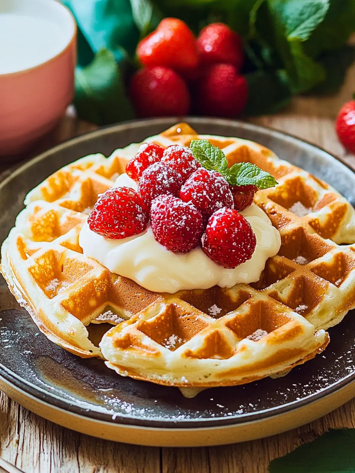 Flauschige Buttermilch-Waffeln für ein traumhaftes Frühstück 4 Flauschige Buttermilch-Waffeln