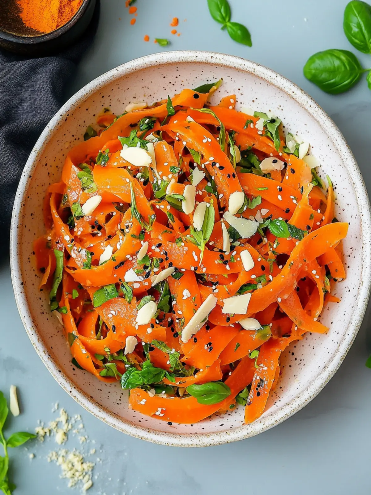 Karottensalat mit Ingwer-Sesam-Dressing - Gesund & Lecker! 3 Karottensalat mit Ingwer-Sesam-Dressing