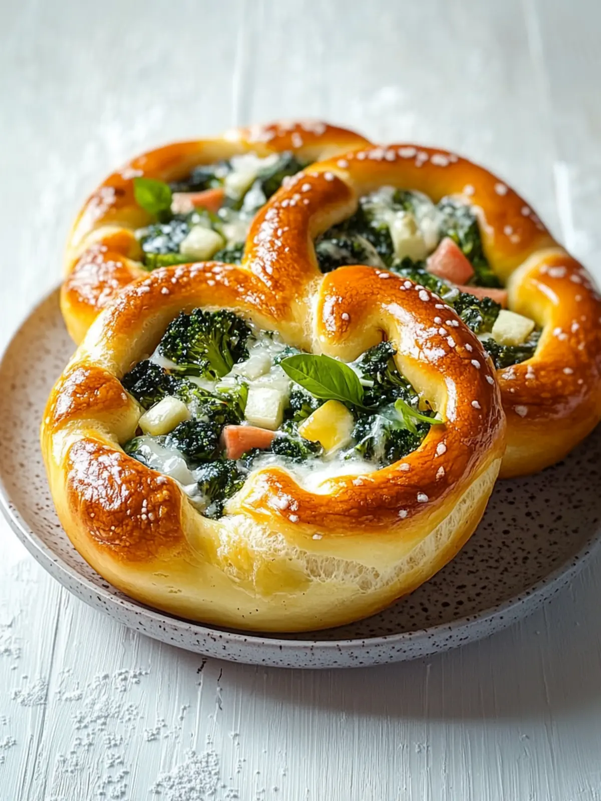 Gefüllte Laugenstangen Spinat Feta Schnell und Einfach 5 Gefüllte Laugenstangen Spinat Feta