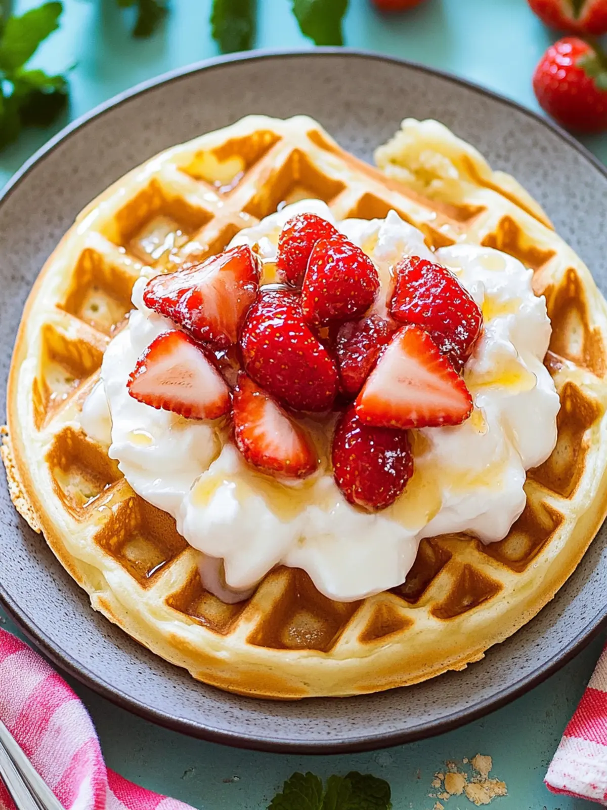 Flauschige Buttermilch-Waffeln für ein traumhaftes Frühstück 2 Flauschige Buttermilch-Waffeln