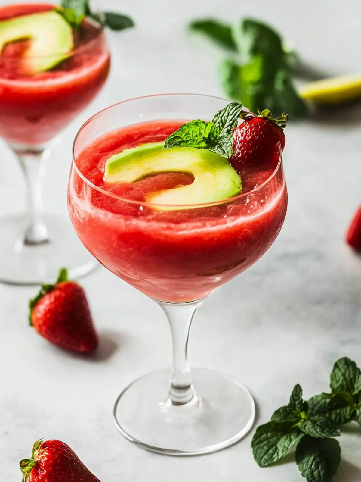 Gefrorener Erdbeer-Daiquiri für heiße Tage 2 Gefrorener Erdbeer-Daiquiri