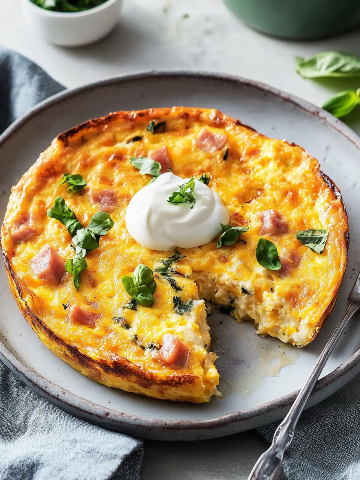 Schinken-und-Käse-Frittata: Schnelles Rezept für jeden Anlass 2 Schinken-und-Käse-Frittata