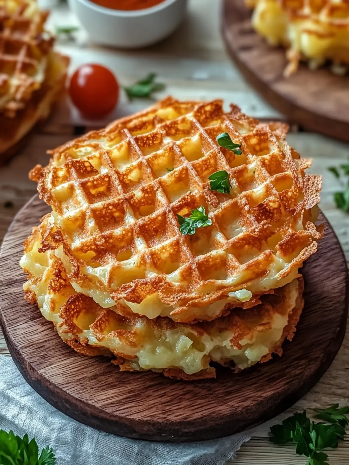 Gesunde Hashbrown Chaffle: Der schnelle Low-Carb Genuss 2 Gesunde Hashbrown Chaffle