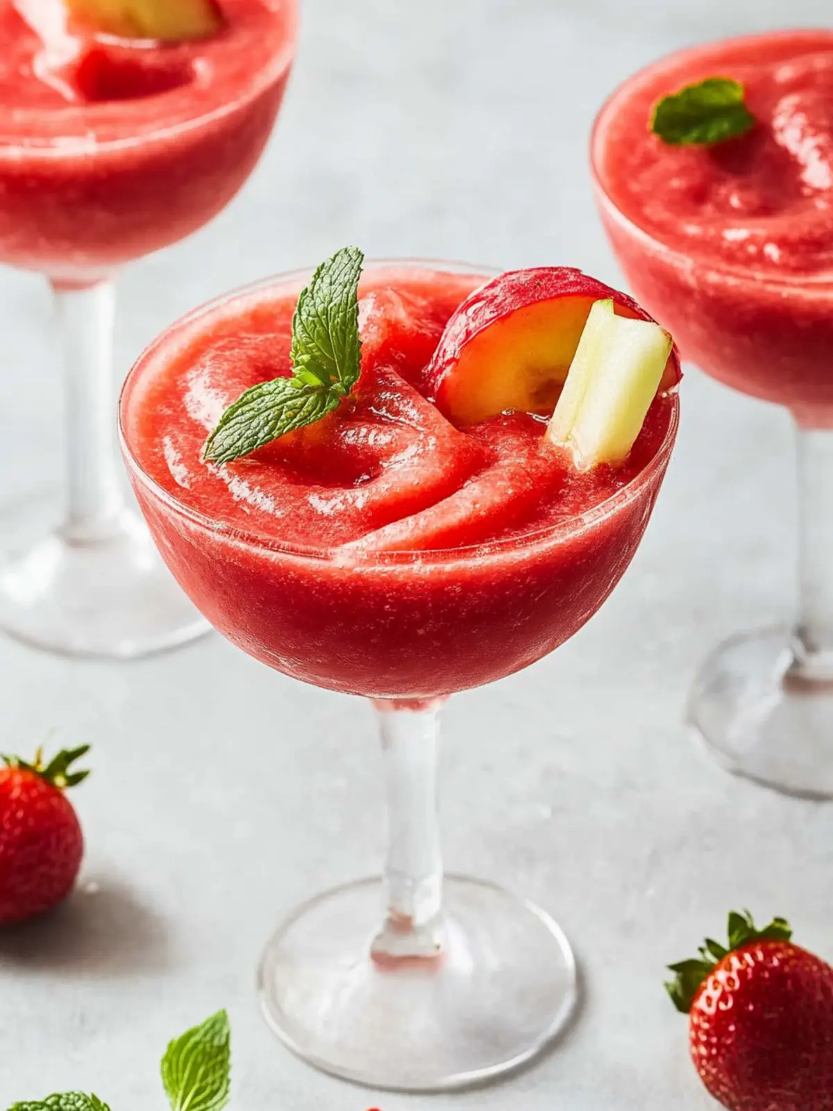 Gefrorener Erdbeer-Daiquiri für heiße Tage 5 Gefrorener Erdbeer-Daiquiri