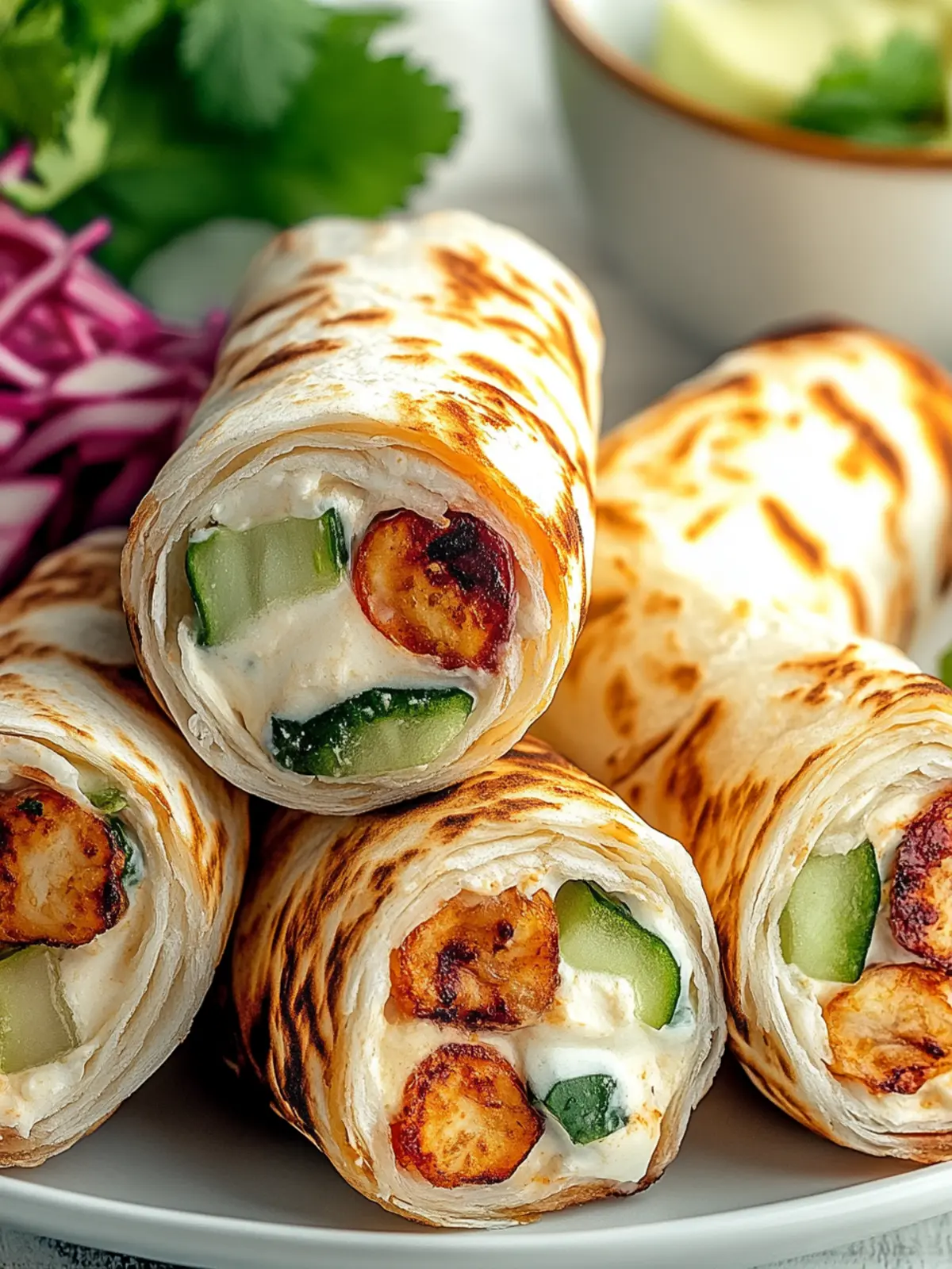 Süße Chili Halloumi Wraps für schnelle Gourmet-Momente 5 Süße Chili Halloumi Wraps