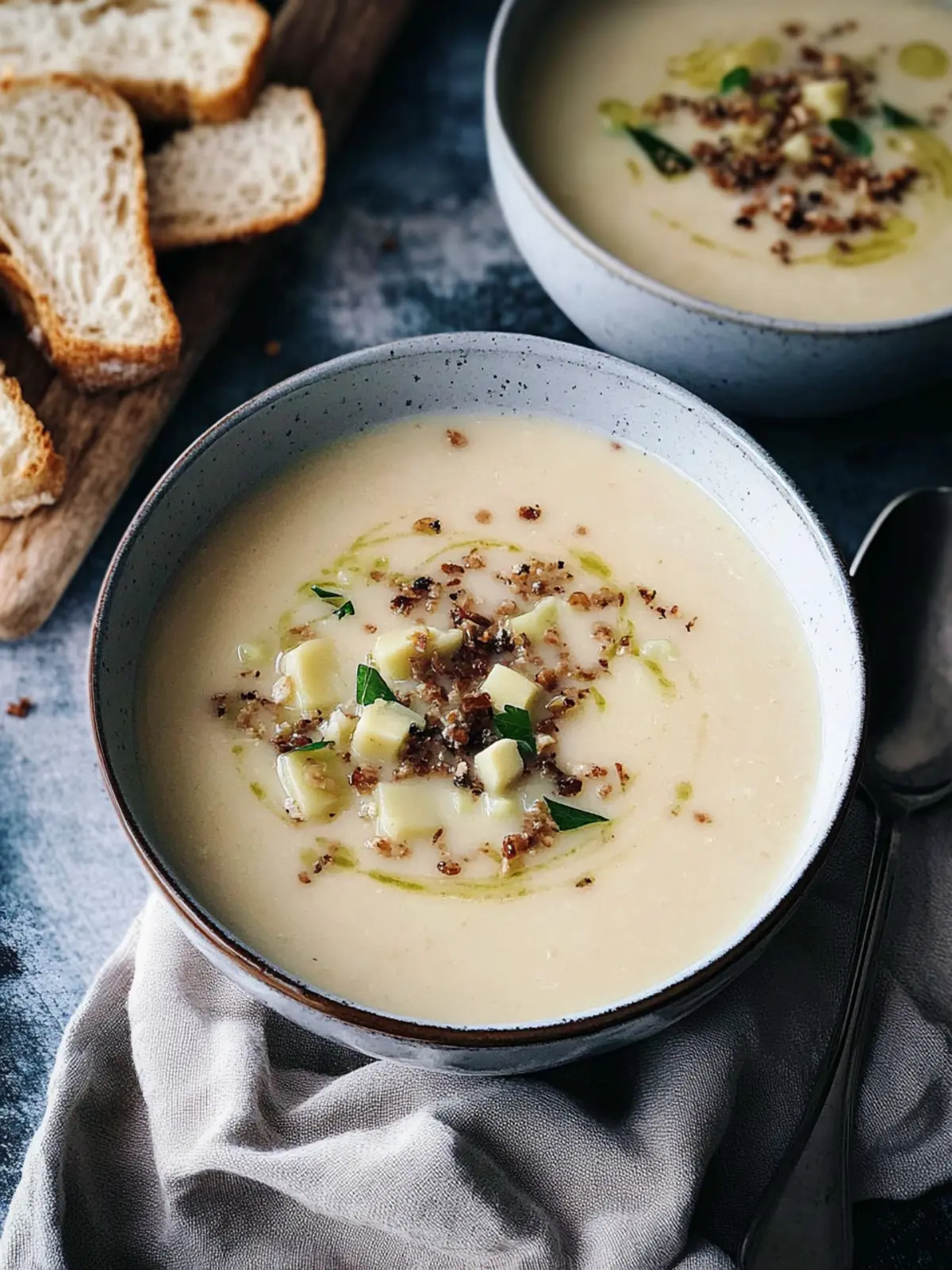 Käse-Lauch-Suppe – Herzhaft und schnell für kalte Tage 3 Käse-Lauch-Suppe