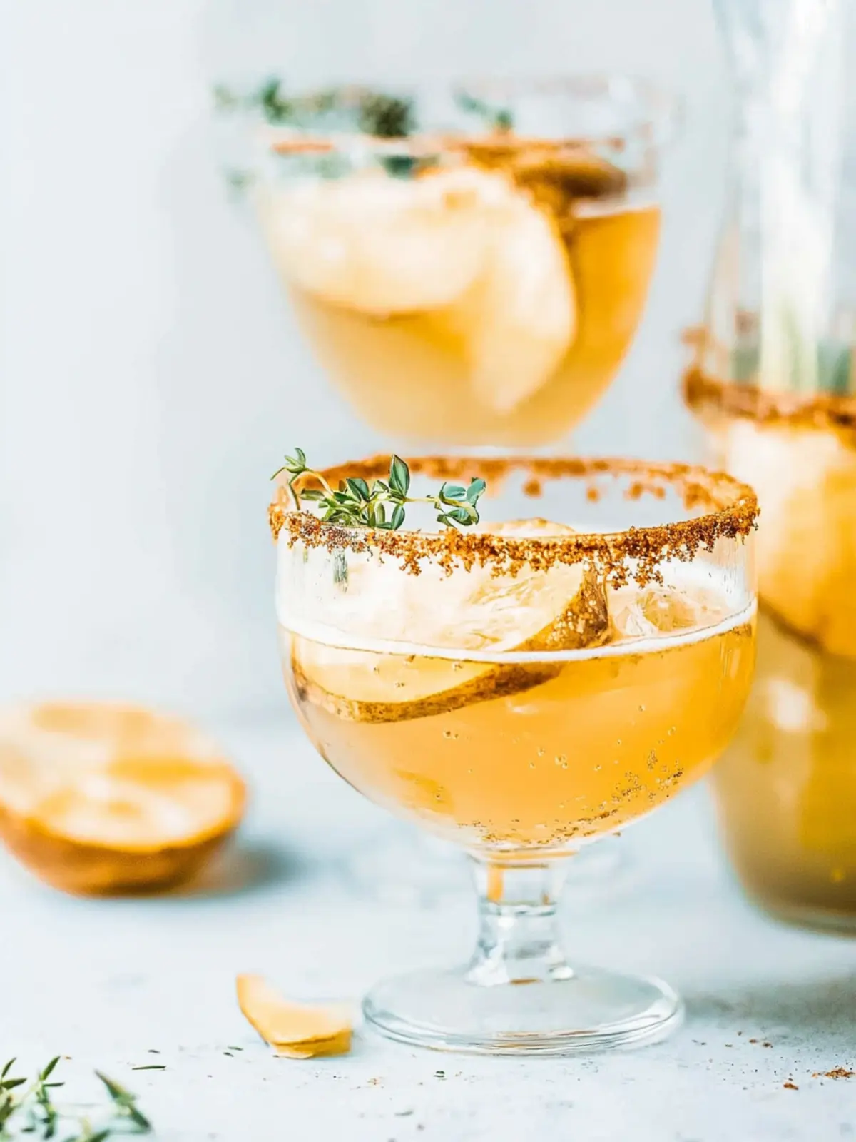 Honig geröstete Birne Sprudelcocktail für Feste 2 Honig geröstete Birne Sprudelcocktail