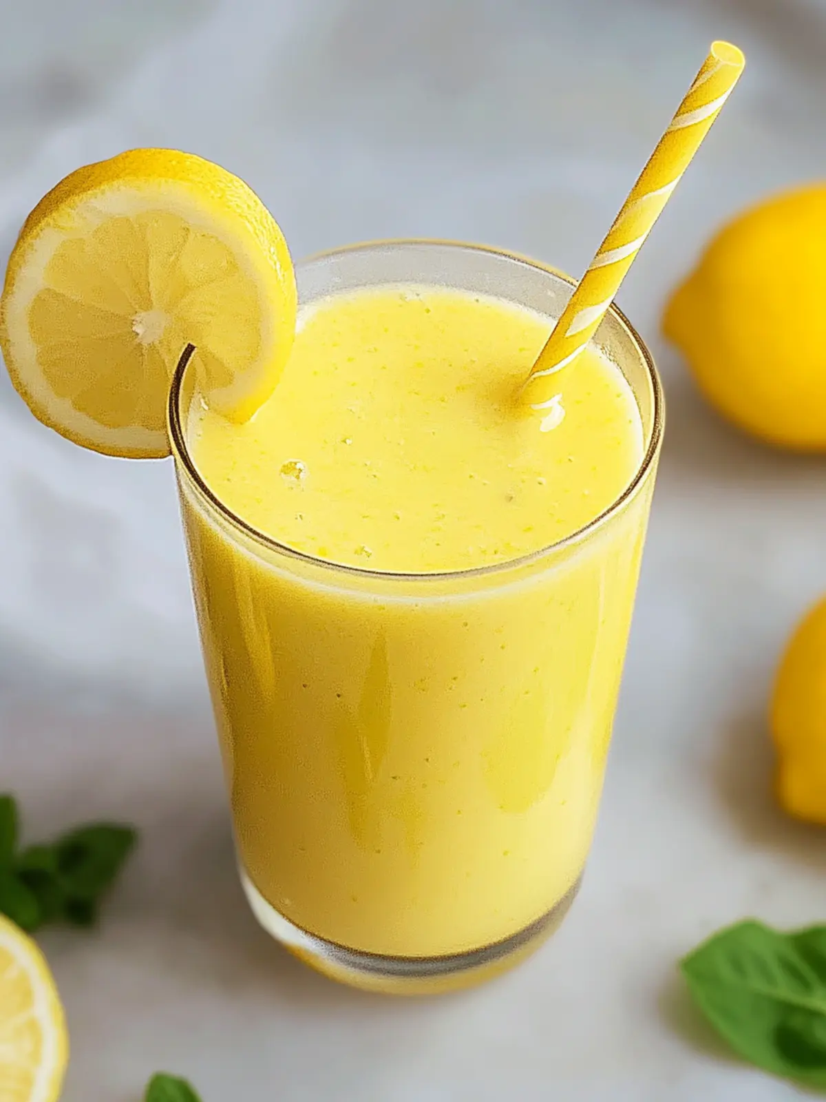 Ingwer-Zitronen-Smoothie für einen frischen Start in den Tag 4 Ingwer-Zitronen-Smoothie