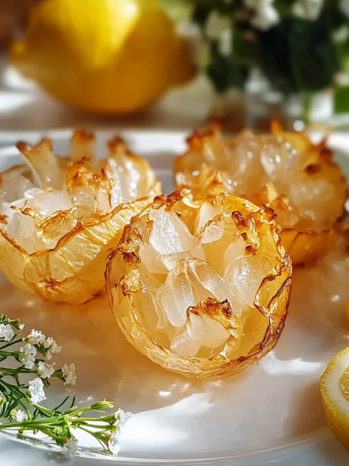 Bissgroße blühende Zwiebeln: Knuspriger Snack für Feste 5 Bissgroße blühende Zwiebeln